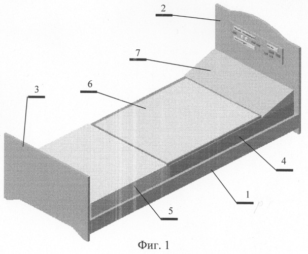 Кровать (патент 2295945)