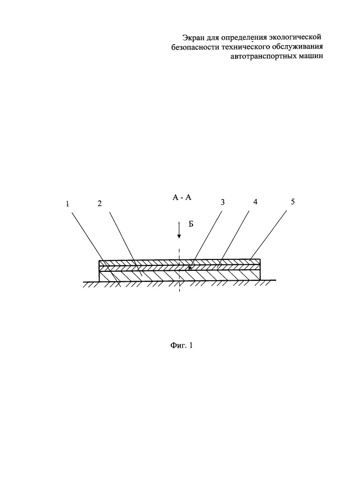 Экран для определения экологической безопасности технического обслуживания автотранспортных машин (патент 2659880)
