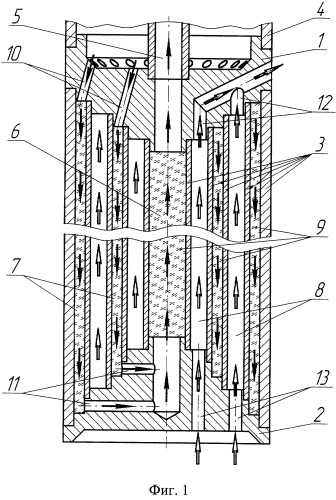 Теплообменник для погружного маслозаполненного электродвигателя (патент 2301912)