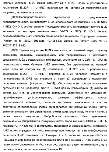Антитела к il-22 человека и их применение (патент 2467016)
