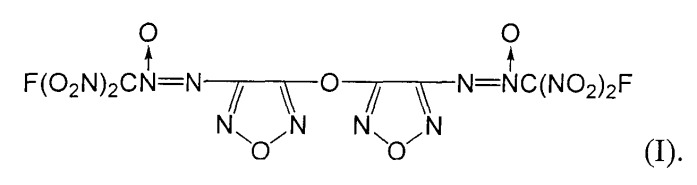 3,3'-бис(фтординитрометил-onn-азокси)-4,4'-дифуразаниловый эфир и способ его получения (патент 2536041)