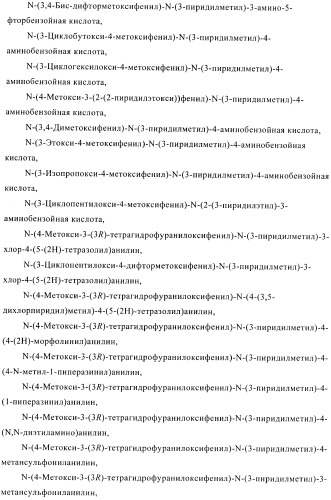 Ингибиторы фосфодиэстеразы 4, включающие n-замещенные аналоги анилина и дифениламина (патент 2368604)