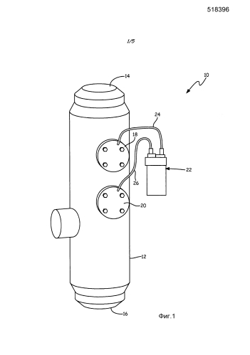 Система для измерения давления с вынесенным уплотнением для морского подводного применения (патент 2587811)