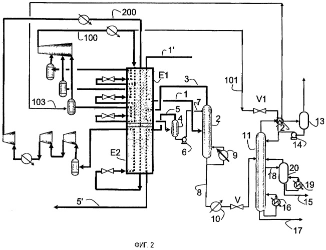Способ сжижения газа с фракционированием при высоком давлении (патент 2495342)