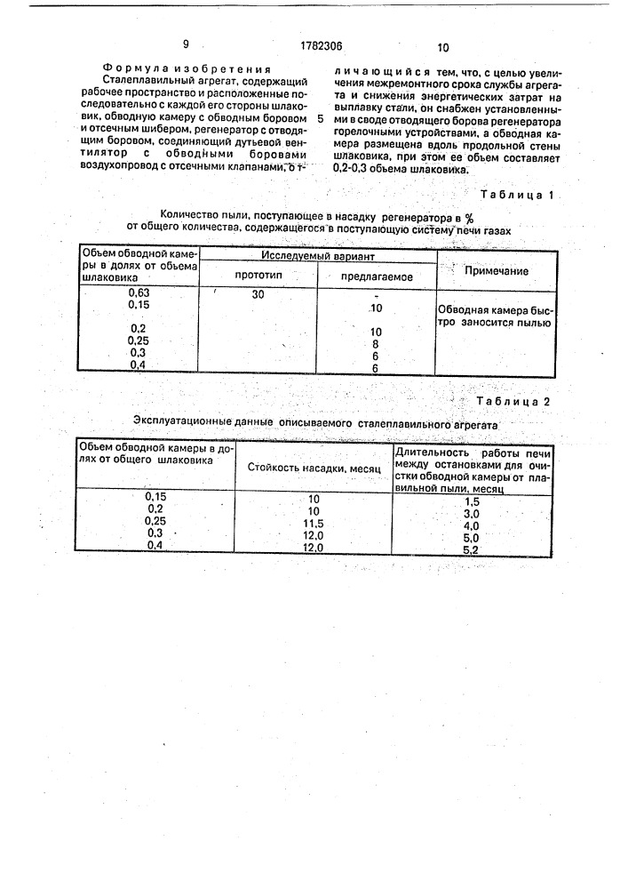 Сталеплавильный агрегат (патент 1782306)