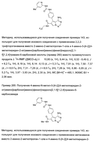 Производные пирролотриазина, применимые для лечения гиперпролиферативных нарушений и заболеваний, связанных с ангиогенезом (патент 2401269)