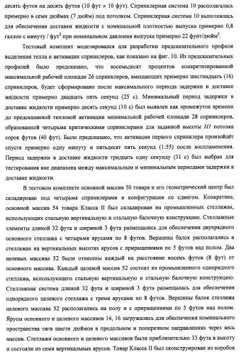 Потолочные сухие спринклерные системы и способы пожаротушения в складских помещениях (патент 2430762)