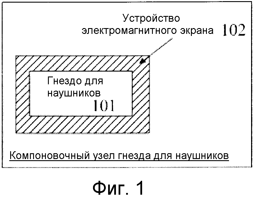 Компоновочный узел гнезда для наушников и электронное оборудование (патент 2608170)