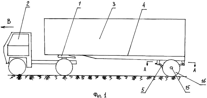 Автомобильный полуприцеп (патент 2397892)