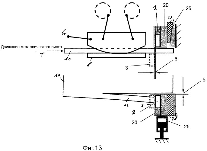 Способ и устройство для обрезки кромки толстых металлических листов (патент 2522402)