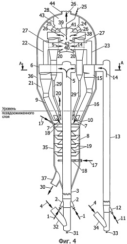Способ каталитического крекинга углеводородного сырья с высоким выходом легких олефинов и устройство для его осуществления (патент 2487160)