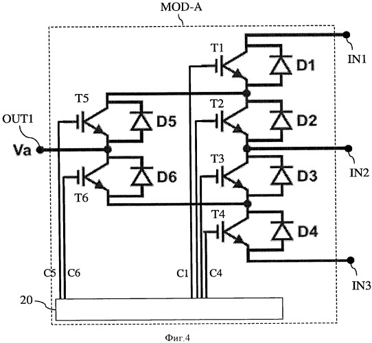 Инвертор на igbt транзисторах схема