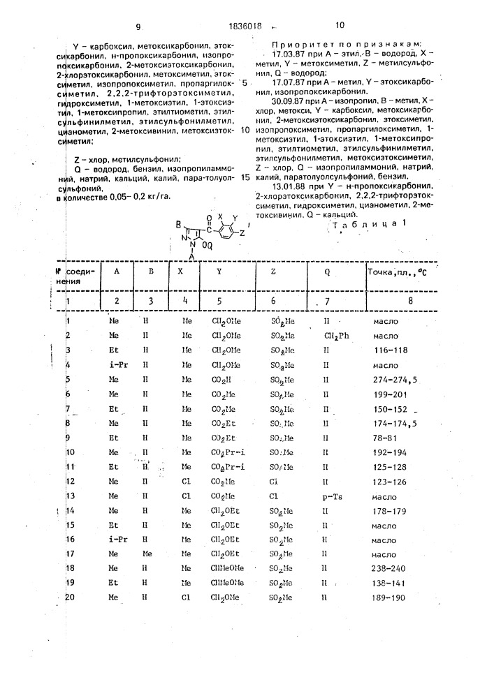 Способ борьбы с нежелательной растительностью (патент 1836018)