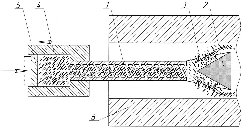 Устройство и способ нанесения сухой смазки на внутреннюю поверхность гильзы (патент 2633429)