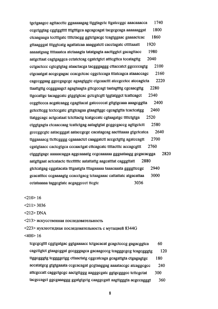 Способ молекулярной диагностики митохондриальных патологий на основе технологии пиросеквенирования (патент 2633752)