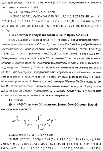 Производные фенилалкановой кислоты и фенилоксиалкановой кислоты, их применение и содержащая их фармацевтическая композиция (патент 2323929)