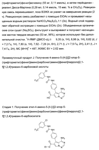 Производные пирролотриазина, применимые для лечения гиперпролиферативных нарушений и заболеваний, связанных с ангиогенезом (патент 2401269)