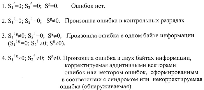 Устройство хранения и передачи данных с обнаружением и исправлением ошибок в байтах информации (патент 2542665)