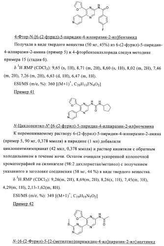 Производные пиразина, полезные в качестве антагонистов аденозинового рецептора (патент 2417994)