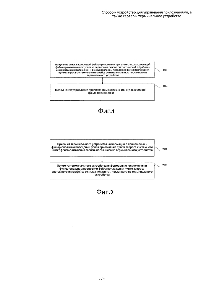 Способ и устройство для управления приложениями, а также сервер и терминальное устройство (патент 2618944)
