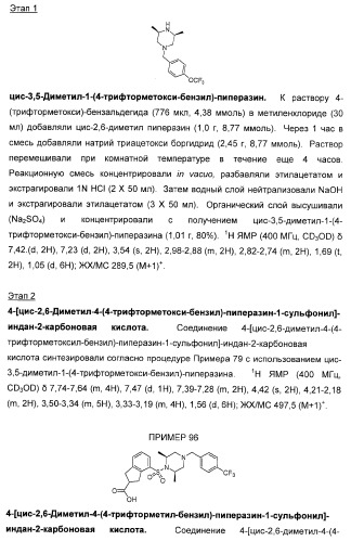 Сульфонил-замещенные бициклические соединения в качестве модуляторов ppar (патент 2384576)