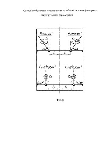 Способ возбуждения механических колебаний силовых факторов с регулируемыми параметрами (патент 2578257)