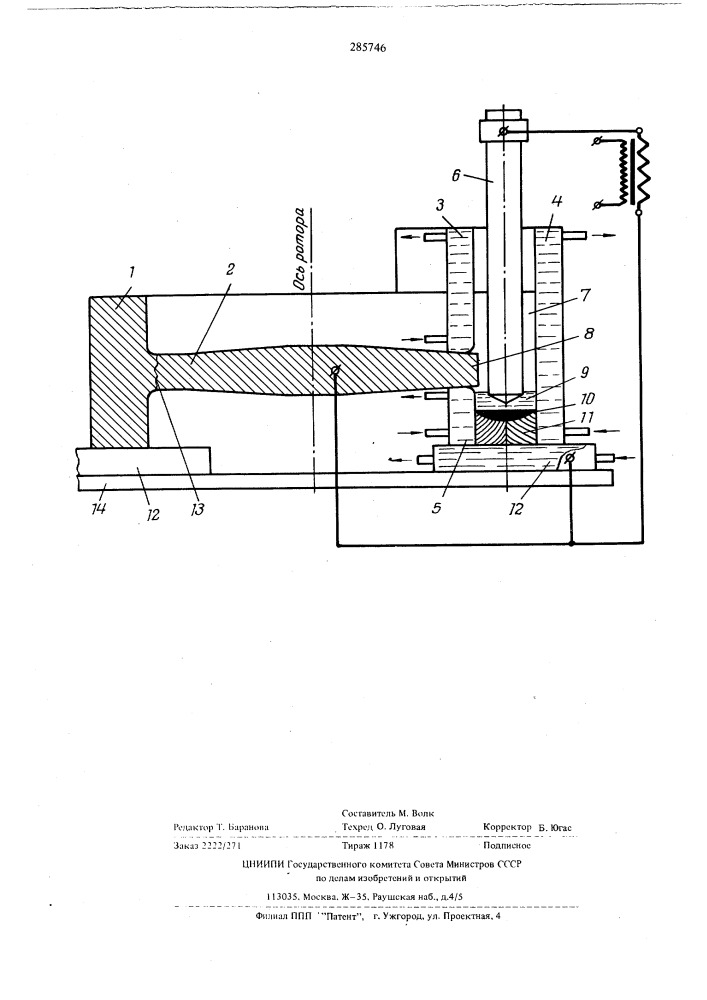 Способ изготовления турбинных дисков (патент 285746)