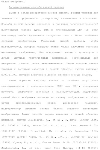 Слитые белки альбумина (патент 2369404)