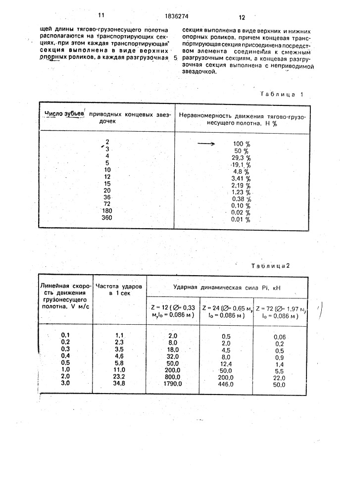 Пластинчатый конвейер (патент 1836274)
