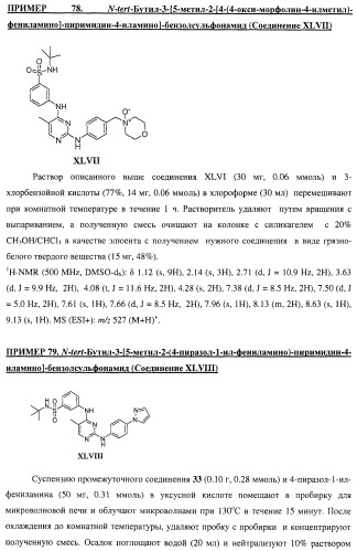 Би-арил-мета-пиримидиновые ингибиторы киназы (патент 2448959)