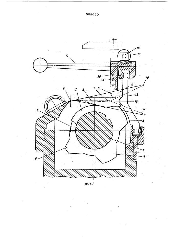 Разделительная решетка тканеформирующего механизма для ткацкого станка с волнообразноподвижным зевом (патент 569670)