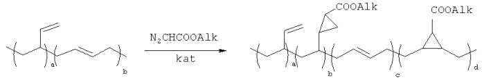 Способ получения полимеров, содержащих циклопропановые группы (патент 2443674)