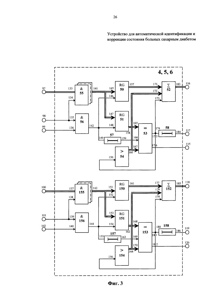 Устройство для автоматической идентификации и коррекции состояния больных сахарным диабетом (патент 2661724)