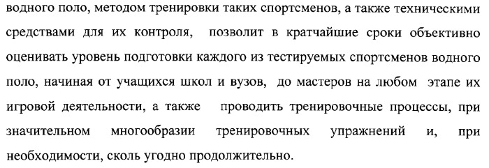 Макет-имитатор вратаря в водном поло, тренировочная плавучая кассета для ватерпольных мячей, способ экспериментальной оценки координационной выносливости спортсменов в технике атакующих бросков в водном поло, способ тренировки игроков в водном поло с использованием специализированных тренажерных устройств, система контроля атакующих бросков в водном поло (патент 2333026)