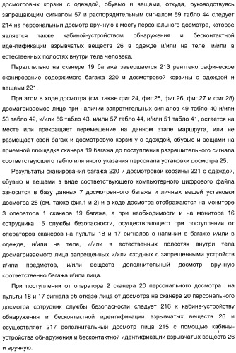 Способ досмотра лиц с багажом и установка для досмотра лиц с багажом (патент 2309459)