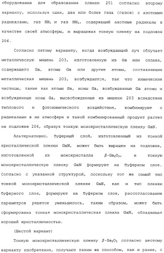 Способ выращивания тонкой монокристаллической пленки, светоизлучающее устройство на основе ga2o 3 и способ его изготовления (патент 2313623)