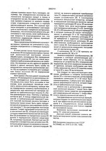 Способ получения пряжи из волокнистого материала (патент 2003741)
