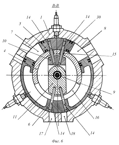 Роторно-поршневой двигатель (патент 2418172)