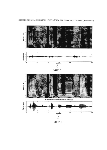 Способ модификации голоса и устройство для его осуществления (варианты) (патент 2591640)