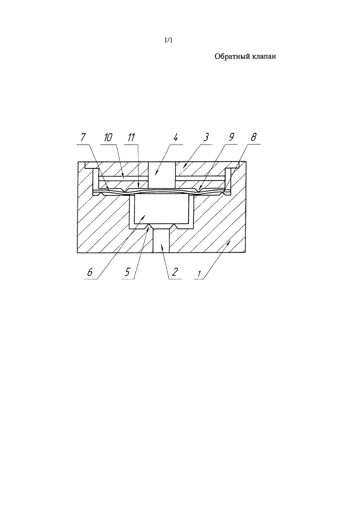 Обратный клапан (патент 2622145)