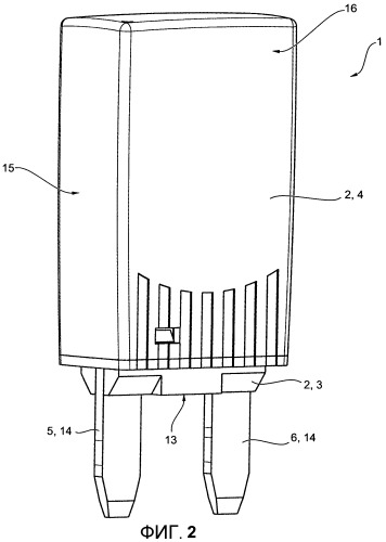 Миниатюрный защитный выключатель (патент 2461906)