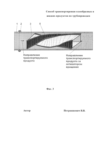 Способ транспортировки газообразных и жидких продуктов по трубопроводу (патент 2587798)