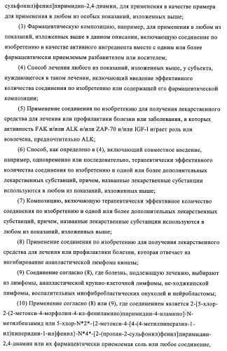 2,4-пиримидиндиамины, применяемые в лечении неопластических болезней, воспалительных и иммунных расстройств (патент 2395500)