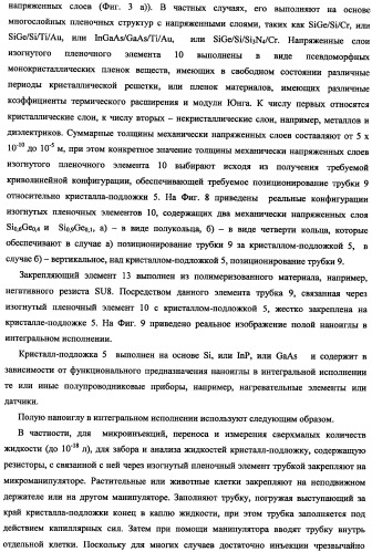 Полая наноигла в интегральном исполнении и способ ее изготовления (патент 2341299)