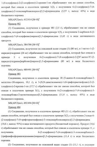 Производное пиразол[1,5-a]пиримидина (патент 2390523)