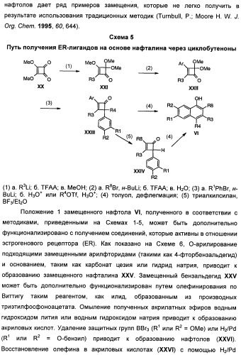 Химические соединения, содержащая их фармацевтическая композиция, их применение (варианты) и способ связывания er  и er -эстрогеновых рецепторов (патент 2352555)