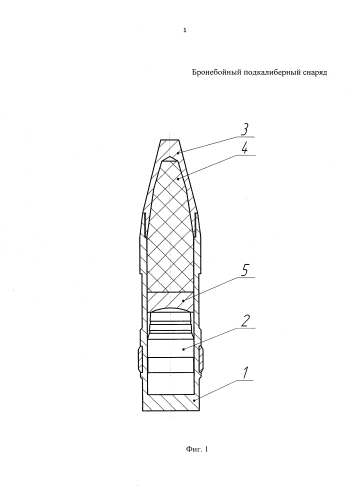 Бронебойный подкалиберный снаряд (патент 2582322)
