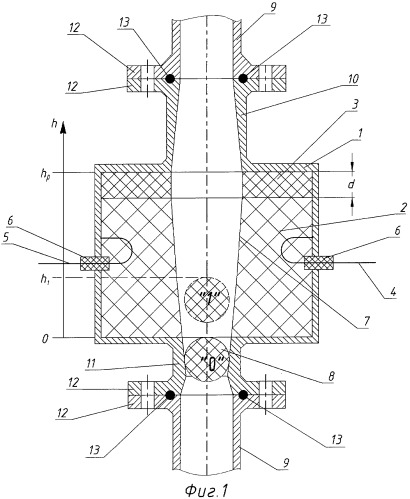 Устройство для измерения расхода газа (патент 2406976)