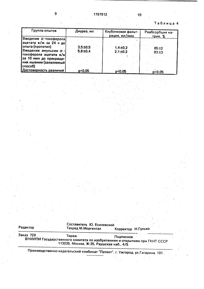 Способ противоишемической защиты почек (патент 1797912)