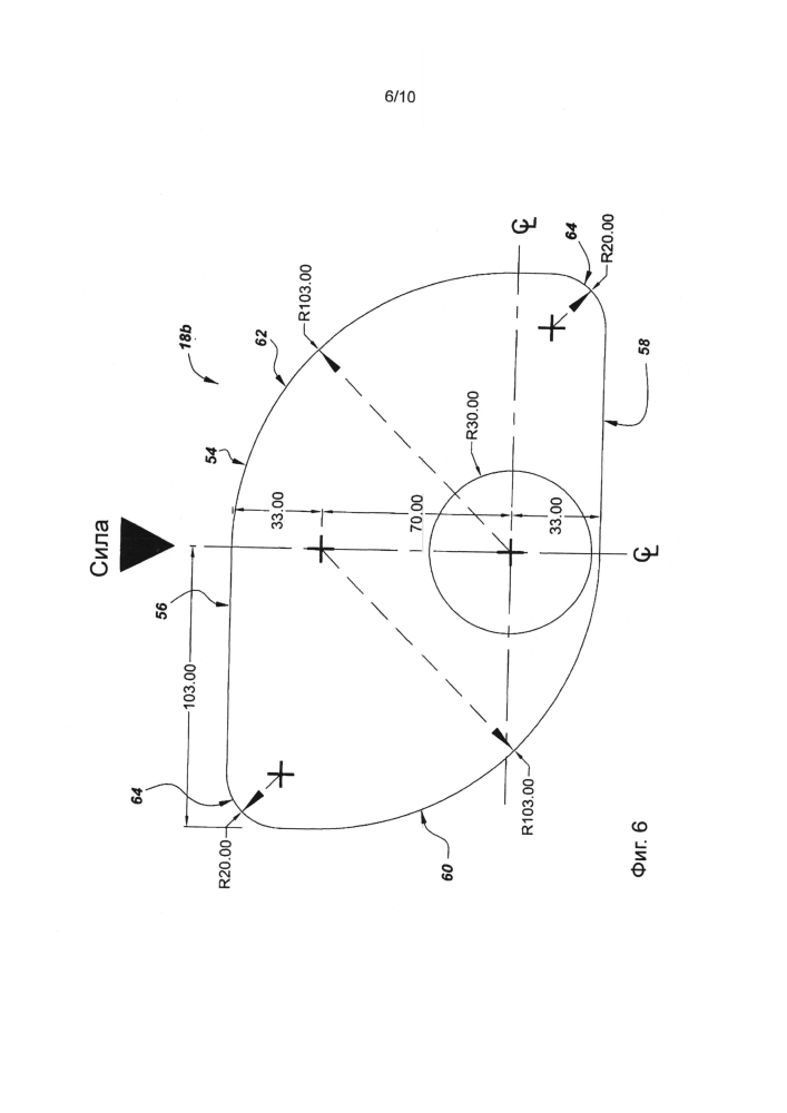 Десмодромный вал и вилка в сборе для преобразования прямолинейного движения во вращательное (патент 2597032)